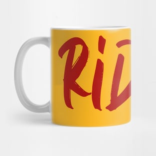 Ride Ducati Motorcycles Tee Mug